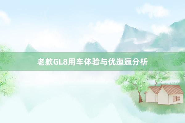 老款GL8用车体验与优迤逦分析